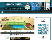 Tablet Screenshot of bbyhaber.com
